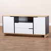 Baxton Studio Sideboards and Servers, One Size, White/Oak/Grey