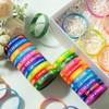 KUCLIN 100 Pieces Students Inspirational Silicone Wristbands Motivational Quotes Rubber