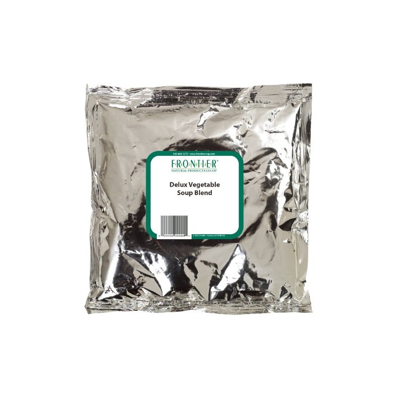 Frontier Deluxe Vegetable Soup, 1-Pound, Mixed Dried Vegetables For Soup,