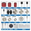 Mini Rotary Tool Accessories Kit 121pcs HSS Drill Bit Diamond