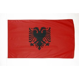 AZ FLAG Albania Flag 2' x 3' - Albanian Flags 60 x 90 cm - Banner 2x3 ft