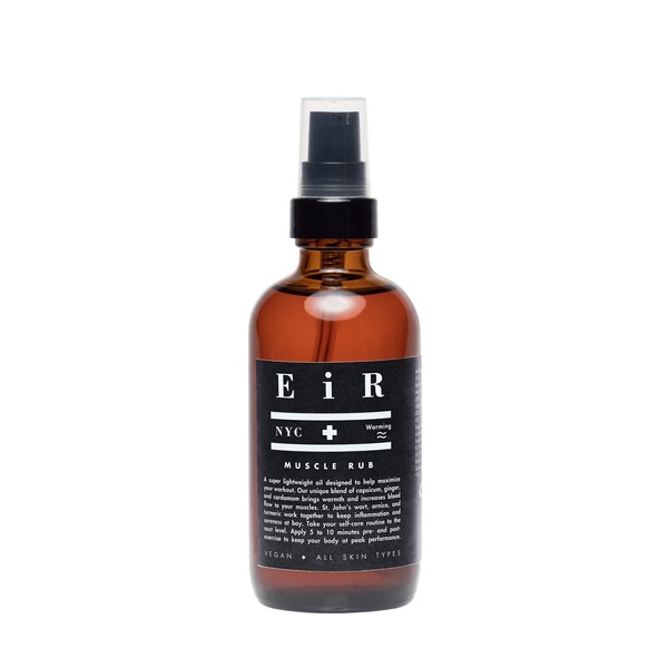 EiR NYC Muscle Rub | Pre and Post Workout Massage Oil | Soothes, Prevents or Reduces Inflammation and Soreness | Natural Ingredients, Arnica, Ginger, Calendula and Turmeric