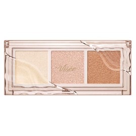 Visee Killer Eye Trio BR-2 Eyeshadow, Blink of Attraction, 0.1 oz (3 g), Brown Glitter