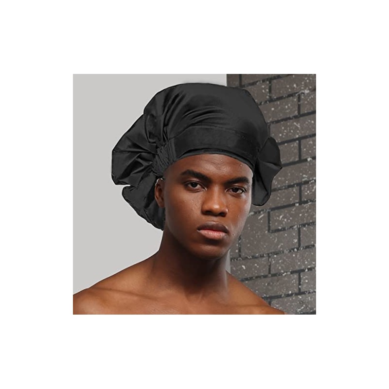 Hiumi Gorro Ducha Grande Hombres Mujeres Cabello Largo Reutilizable Trenzas