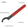 sourcing map 3pcs C Hook Spanner Wrench for Lathe Clamping