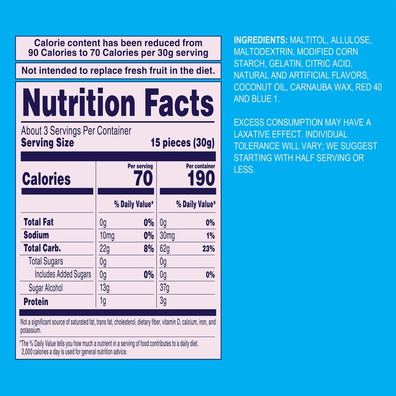Welch's Zero Sugar Fruity Bites, Mixed Fruit Snack Pack, Gluten