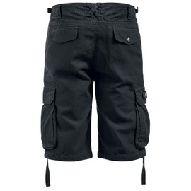 Black Premium by EMP Men's Black Shorts with Large Pockets, black