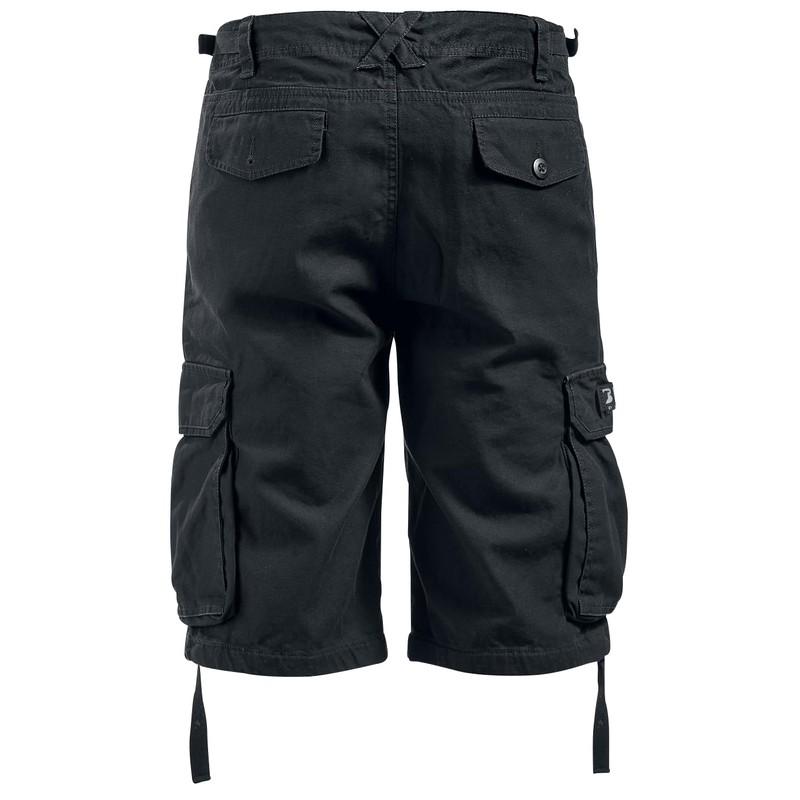 Black Premium by EMP Men's Black Shorts with Large Pockets,