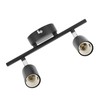 Flush Mount Ceiling Track Light Holder 2 Light Rotating Adjustable