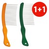 Seven 0010 Anti-Static Hairbrush & Comb Duo Metal Comb