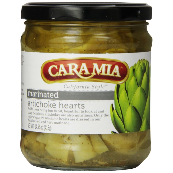 Cara Mia, Artichoke Hearts Marinated, 14.75 oz
