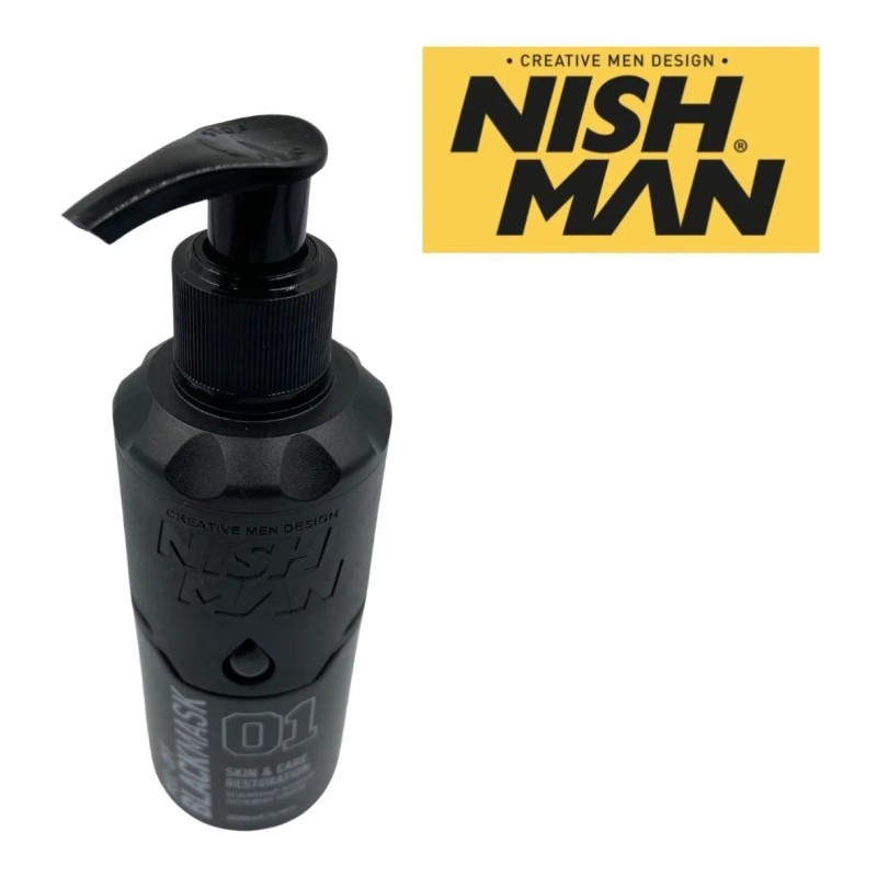 Mascarilla Nishman Black Elimina Puntos Negros Antiacné Mixta