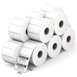 Printholic Compatible Direct Thermal Labels Replacement for DYMO 30334 (2-1/4" x 1-1/4") 12 Rolls Shipping Barcode Labels - Use with Labelwriter 450, 450 Turbo, 4XL Printers - 1000 Labels/Roll