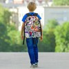 CLKDPNO Gorilla School Bag Game Kids Backpack 3D Printed Cartoon
