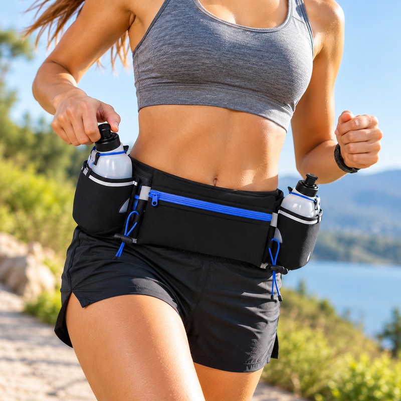 Running Hydration Belt for Men & Women – Dual 200mL