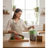 1.6 Gallon Compost Bags with Handles, Small Kitchen Food Scrap