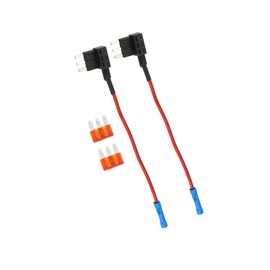 Partuto 1 Set Universal 2pcs Car Fuse Tap Add a Circuit Adapter 12V with 2pcs 7.5A Micro3 ATL Blade Type Fuse Replacement