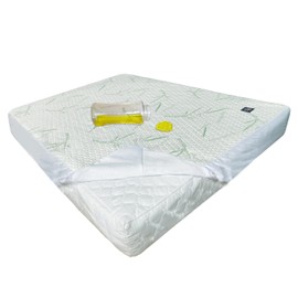 Protector de Cuna CubreColchón Impermeable para Colchón Cuna de bebé |100% Bambú Transpirable 18 Certificaciones Internacionales | Hecho en México por Colchones Dorm® | (70 x 100 (Cuna de Viaje))