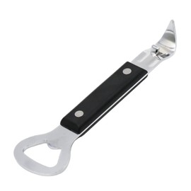 Wuyituart Hand Held Can Punch Opener Stainless Steel Manual Bottle Opener 2 in 1 Multifunctional Can Open Tool