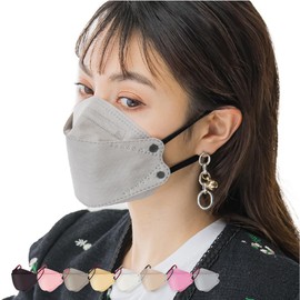 [MUSCLE WAY] 【ＭＡＳＣＬＵＢ】 マスク 不織布 立体マスク 20枚 立体 不織布マスク 大きめ ふつう 小さめ 花粉症 3層構造くちばし 韓国マスク バイカラーマスク 息がしやすい 血色 大人 子供 使い捨てマスク メガネが曇りにくい 蒸れない ニュアンスカラー (ライトグレー)