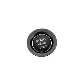 HEROFFIX Engine Start Stop Button Cover Kit One Click Push Start Button Trim Sticker for Land Rover Discovery for Range Rover Sport Aluminum Alloy Black Replace Parts