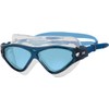 Zoggs Unisex Adult Tri-Vision Mask Swimming Goggles, Navy/Blue/Tint, One Size