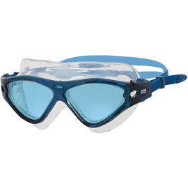 Zoggs Unisex Adult Tri-Vision Mask Swimming Goggles, Navy/Blue/Tint, One Size