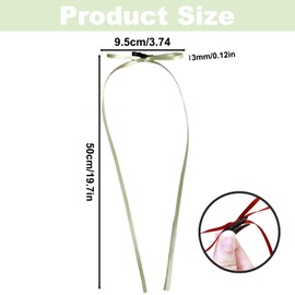 20PCS Extra-Long Tassels Ribbon Hair Bows, 3mm Mini Bows for Hair, Red Ribbon Bowknots Hair Barrettes, Kawaii Accessories for Women, Colorful Bows Braiding Hair Accessories for Girls for Hair Styling
