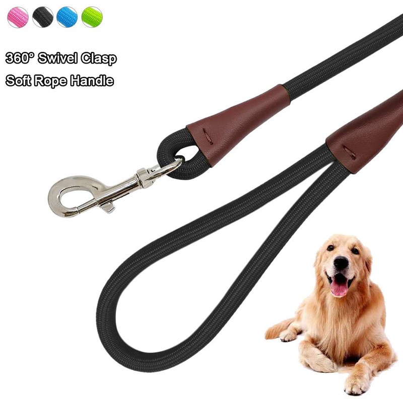 BTINESFUL Short Dog Leash- 18, 24 Inch Strong Nylon Training