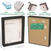 FrameWorks 11x14 Deep Shadow Box Frame, Wooden Display Case w.