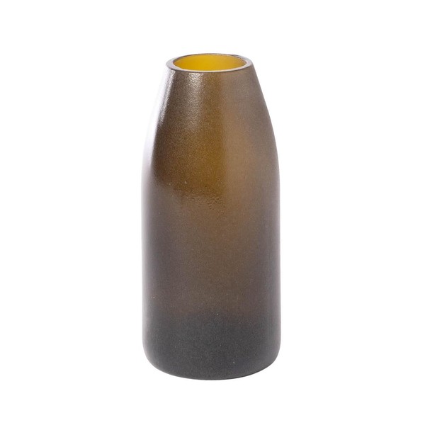 IWAS Upcycled Olive Vase Made from Champagne Bottles | Matte
