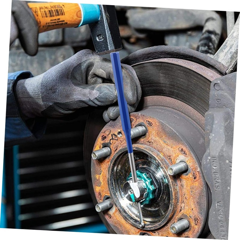 DOITOOL 5pcs Heat Treated Pin Punch Cylindrical Drilling Tool for