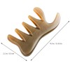 minkissy 2 Pcs Guasha Scraping Massager Ox Horn Comb Body