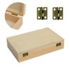 100pcs Small Box Hinges, Granmp Jewelry Box Hinges Retro Butt