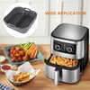 Square Air Fryer Silicone Baking Pan with Silicone Mat Air