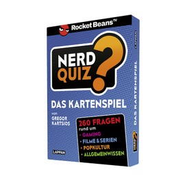 Nerd Quiz - das Kartenspiel: 260 Fragen rund um Games, Filme und Popkultur | Präsentiert von Rocket Beans TV! | Quizspiel für große Runden und Kartenspiel für unterwegs