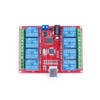 USB Switch Relay Module, 8-Channel 12V Computer USB Smart Switch