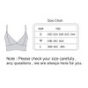 SilRiver Women's Silk Satin Triangle Bralette Soft Cup Wireless Bra