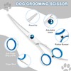 3 Pieces Dog Grooming Scissors Set with Safety Round Tips