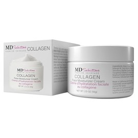 Crema facial de colágeno, crema hidratante facial para pieles secas, crema antienvejecimiento vegana