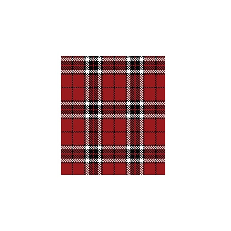 Two Lumps of Sugar Red Plaid Chef Apron, 33-inch Length,