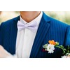 Enlision Men's Bow Tie with Pocket Square - Bow Ties