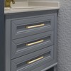 Lepatape 10 Pack 6-1/4 Inch Brushed Gold Cabinet Pulls, Brass