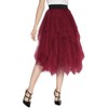 Women's Elastic Waist Tutu Princess Tulle Underskirt Pettiskirt - Petticoat