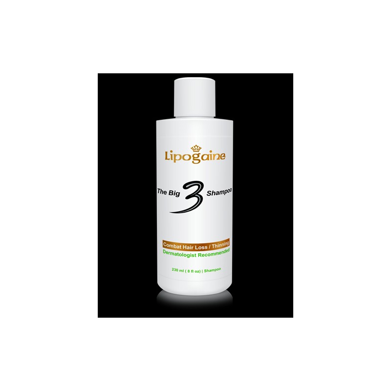 Lipogaine Hair Regrowth Shampoo, Lipogaine Big 3 Shamoo