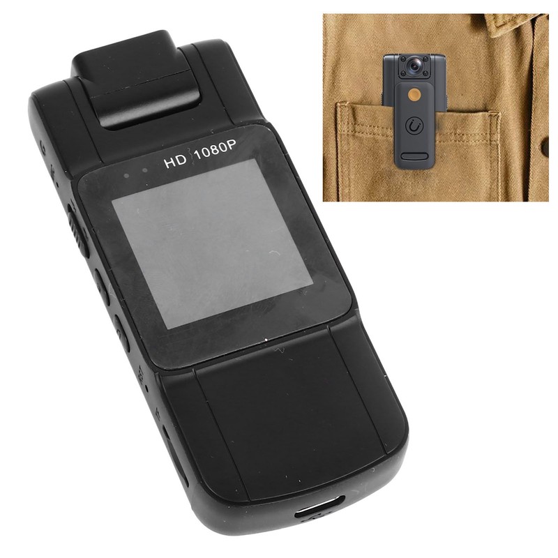 Body Worn Camera 4 Infrared Lights Portable Wearable Pocket Video