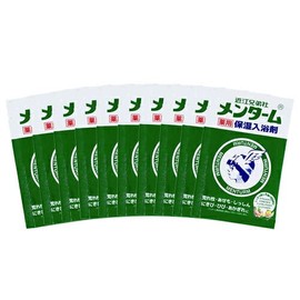 Omi Brothers Mentorm Medicated Moisturizing Bath Salt, 0.9 oz (25 g) x 10 Pieces
