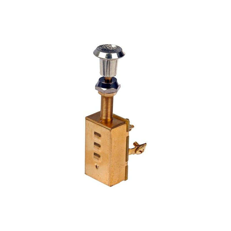 Dorman 86914 Electrical Switches - Push/Pull - Push/Pull Brass -