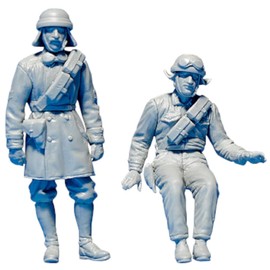 MiniArt 35500 1:35 Figures Set Italian Panzerbes (5) R.He. Faithful Replica, Model Building, Plastic Kit, Crafts, Hobby, Gluing, Model Kit, Assembling