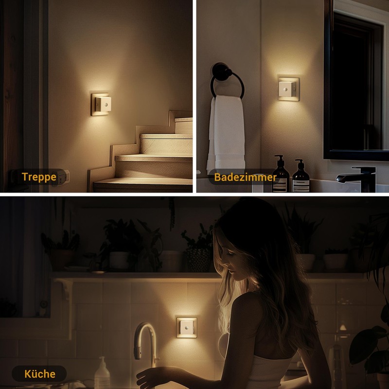 Emeritpro Night Light Socket with Motion Sensor and Twilight Sensor
